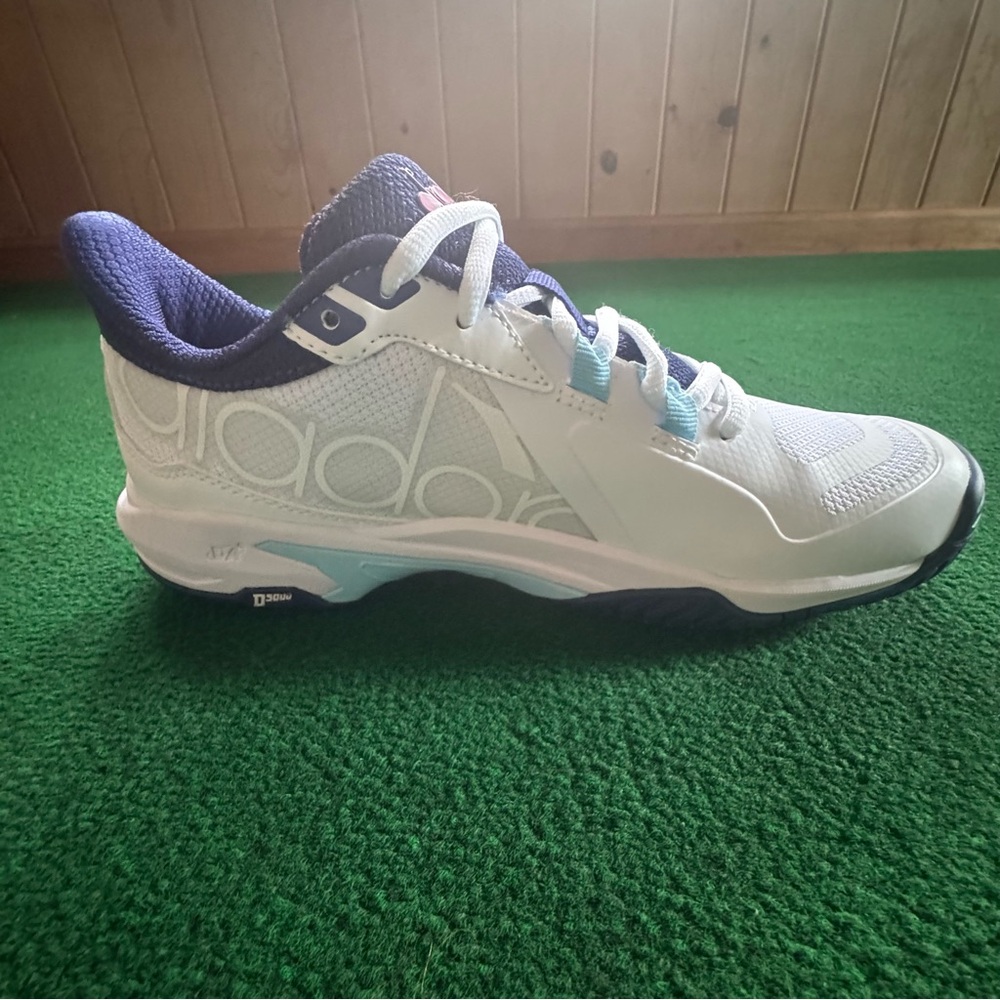 Diadora Women’s US 8 White Navy Pink Sneakers - Picture 3 of 8